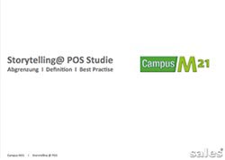 Campus M21 - Storytelling @ POS
